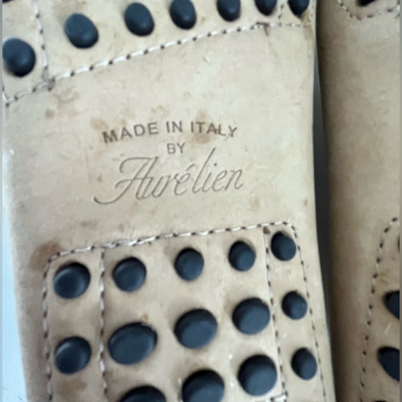 AURELIEN beige nubuck driving shoes - Picture 11 of 12